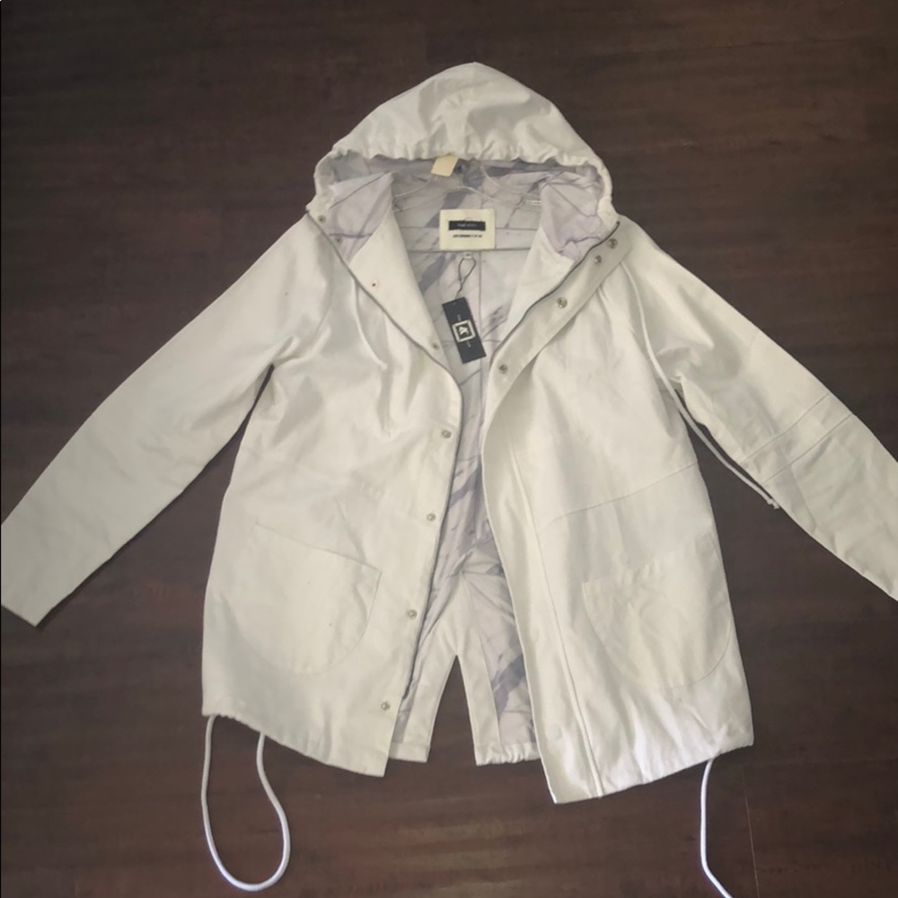 Trench coat w/ hood by The CXX.